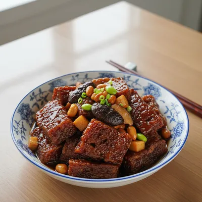 Braised Wheat Gluten — Four Joys