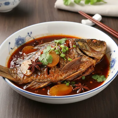 Red Braised Crucian Carp